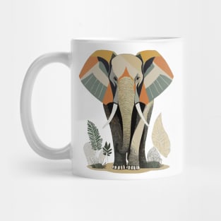 Elephant, zoo, savannah animals, animal lovers, wisdom, art Mug